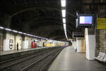 RER-Station Boulainvilliers in Paris -    Die Station liegt zwischen zwei Tunnelabschnitten.