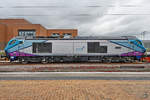 Die Diesellokomotive 68027  Splendid  der TransPennine war Anfang Mai 2019 am Bahnhof in York abgestellt.