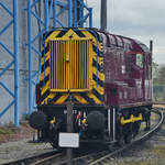 Die Dieselelektrische Lokomotive 09017 wurde 1961 gebaut und 2011 außer Dienst gestellt.