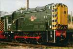 Diesellok class 09 in Farben der British Railways ab 1950  Eingestellt bei Great Central Railways in Loughborough