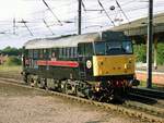 Die British Rail Class 31 #31452  Minotaur  der Fragonset Railways am 25.8.2000 in York.