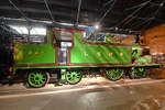 Die 1882 gebaute Dampflokomotive No.245 der London & South Western Railway war Anfang Mai 2019 im National Railway Museum York zu sehen.