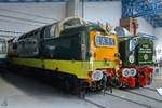 Die Dieselelektrische Lokomotive D9002  Kings Own Yorkshire Light Infantry  war Anfang Mai 2019 im National Railway Museum York zu sehen.