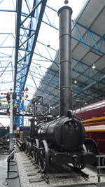 Die 1829 gebaute und 1864 ausgemusterte Dampflokomotive  Agenoria  war bei der Earl of Dudley's Shutt End Colliery Railway in Kingswinford eingesetzt.