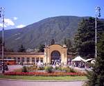 23.06.2003, Bahnhof Meran in Südtirol.