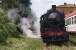 19 may 2013, Torrenieri, steam locomotive 685.089 is just arrived at Torrenieri with his historical train.
