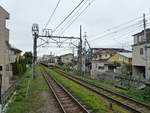 Züge der Serie 205, heute in Indonesien im Einsatz: Zug 205-28 der Nambu-Linie in Nakanoshima, einem Aussenbezirk von Tokyo.