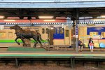 Pferd auf dem Bahnsteig! Reminiszenzen an das alte Hokkaidô in Iwamizawa, 31.Juli 2016.