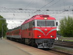 Und noch mal die TEP70M 0249 mit ihrem Schnellzug nach Klaipeda in Kaisiadorys.