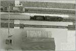 Aus der Vogelperspektive ein Blick auf mein weiterhin im Bau befindlichen Z-Bahn Diorama  Büren an der Aare 1944  mit dem Thema Aufnahme des elektrischen Betriebs.