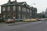 Bahnhofsgebäude Winterswijk am 27.11.1979; Stationsstraat.