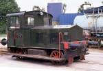 Zum Fahrzeugbestand des Eisenbahn Museum in Haaksbergen gehrte   am 12.7.1989 auch diese als Nr.