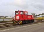 R9903 (Gmeinder D25B, Baujahr 1980) von Railion in Delfzijl Hafen (die Niederlande) am 16-4-2010.