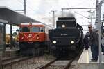 A-LOKTM 52.4984 ist am 24.September 2023 mit dem SEZ 17425 (Ernstbrunn - Wien Praterstern) in Korneuburg angekommen und wird nun als SLZ 17429 nach Traiskirchen Aspangbahn weiterfahren.