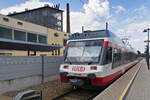 Linzer Lokalbahn (LILO): GTW 2/6 ET 22.156 am Bhf.