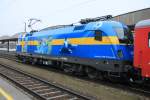 1116 029 EM-Lok Schweden schiebt den REX 3909 nach Selzthal.