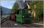 Adele wurde 1888 fr die Budapester Straenbahn gebaut, kam spter nach sterreich/ Salzburg und wurde zur Diesellok umgebaut.
