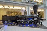 Die Dampflokomotive Steinbrück von John Haswell im Technischen Museum Wien (November 2010)