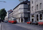 Wien Wiener Stadtwerke-Verkehrsbetriebe (WVB) SL 9 (D1 4302 (Karrosseriefabrik Gräf&Stift in Wien-Liesing 1959)) XV, Rudolfsheim-Fünfhaus, Fünfhaus, Felberstraße am 3.