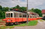 11.07.1999, Attersee, ein Zug der Attergaubahn Vöcklabruck - Attersee, betrieben von Stern & Hafferl.