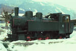 Dampflok der Bregenzerwaldbahn, nicht fahrfähig.