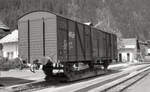 Historisches Bild vom ÖBB Güterverkehr auf der Pinzgaubahn.