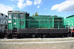 Die Diesellokomotive SM41 im Eisenbahnmuseum Warschau (August 2011)