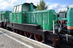 Die Diesellokomotive SM25 im Eisenbahnmuseum Warschau (August 2011)
