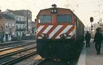 Nach fast 24 Stunden Fahrt ist der Süd-Express von Paris nach Lissabon an einem sonnigen Aprilmorgen 1984 in Pampilhosa angekommen.