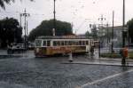 Lisboa / Lissabon SL 15 (Tw 905) Praca Duque da Terceiras / Estacão / Bahnhof Cais do Sodré im Oktober 1982.