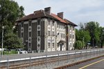Altes Empfangsgebäude es Bahnhofs Ramnicu Valcea, fotografiert am 17.06.2016