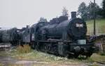 Leider nur noch abgestellt wurden die CFR 50 784 und eine weitere rumänische G 10 im Depot Cimpulung Moldovenesc am 16.08.1992 angetroffen.