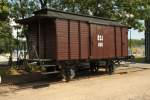 Ein alter Gterwagen im Eisenbahnmuseum Kristianstad