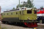 TGOJ 305 steht in Originalfarbgebung am 12 September 2015 ins Eisenbahnmuseum von Gävle.