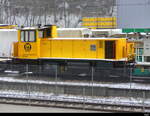 Marti Tunnel AG - Lok Emf 98 85 5 831 001-3 ( ex SBB Em 3/3 ) abgestellt im Areal von Marti Tunnel AG bei Klus am 13.01.2024 ..
