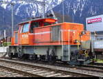 BLS - Rangierlok Ee 936 135-3 abgestellt in Interlaken/Bönigen am 09.03.2024 ..