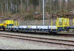 SBB - Dienstwagen vom Typ  Xs 99 85 93 59 613-8 abgestellt in Ostermundigen am 27.01.2024