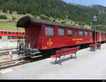 DFB - Personenwagen AB 4462 im DFB Bahnhof von Oberwald am 23.07.2023