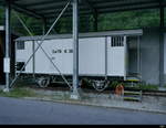Sernftalbahn - Güterwagen K 36 abgestellt in Engi am 27.07.2018