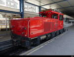 MGB / GGB - Zahnradlok HGm 2/2  701 abgestellt im GGB Bahnhof in Zermatt am 26.05.2023