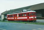 FW: Regionalzug nach Wil mit dem Be 4/4 206 in Frauenfeld im Jahre 1988.