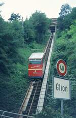 Montreux_Funiculaire (Standseilbahn) Territet - Glion.