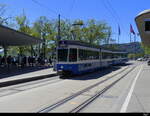 VBZ - Be 4/6 2048 + Be 2/4 2403 unterwegs auf der Linie 9 in Zürich am 27.04.2024