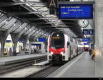 SBB - Triebzug RABe 512 010 bei der ausfahrt aus dem HB Zürich am 29.03.2024