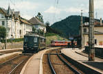 SBB/RVT: Bahnhofszene Travers vom September 1985.