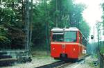 Dolderbahn Zürich__1895 als meterspurige Standseilbahn in Betrieb genommen, seit 1973 als Zahnradbahn auf verlängerter Strecke (ca.