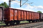 Slowakischer Drehgestell-Hochbordwagen der ZSSK Cargo mit der Nr.