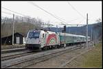 541-016 mit IC in Kresnice am 11.02.2019.