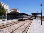 Der Bahnhof von Cuenca, von dem aus am Tag ein paar wenige Regionalzge auf extrem schlechten Schienen in Richtung Valencia und Madrid abfahren.