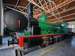 Anfang November 2022 war im Eisenbahnmuseum von Katalonien die aus dem Jahr 1879 stammende Dampflokomotive MZA 571  Vilanova  (040-2019) zu sehen.